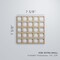 Ekena Millwork Extra Small Manchester Decorative Fretwork Wood Wall Panels, Cherry, 7 3/8"W x 7 3/8"H x 3/8"T WALW08X08X0375MNCCH - alternate 2
